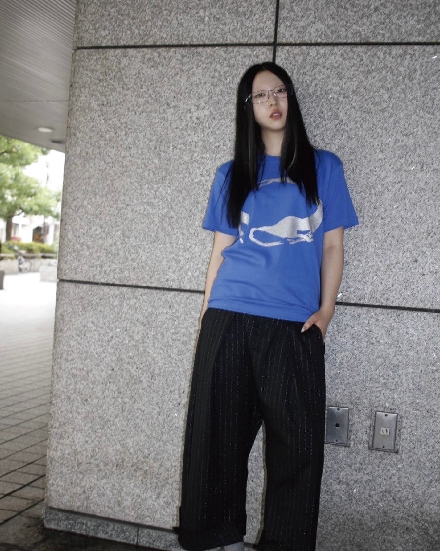 Circle Dogs Tee / charcoal