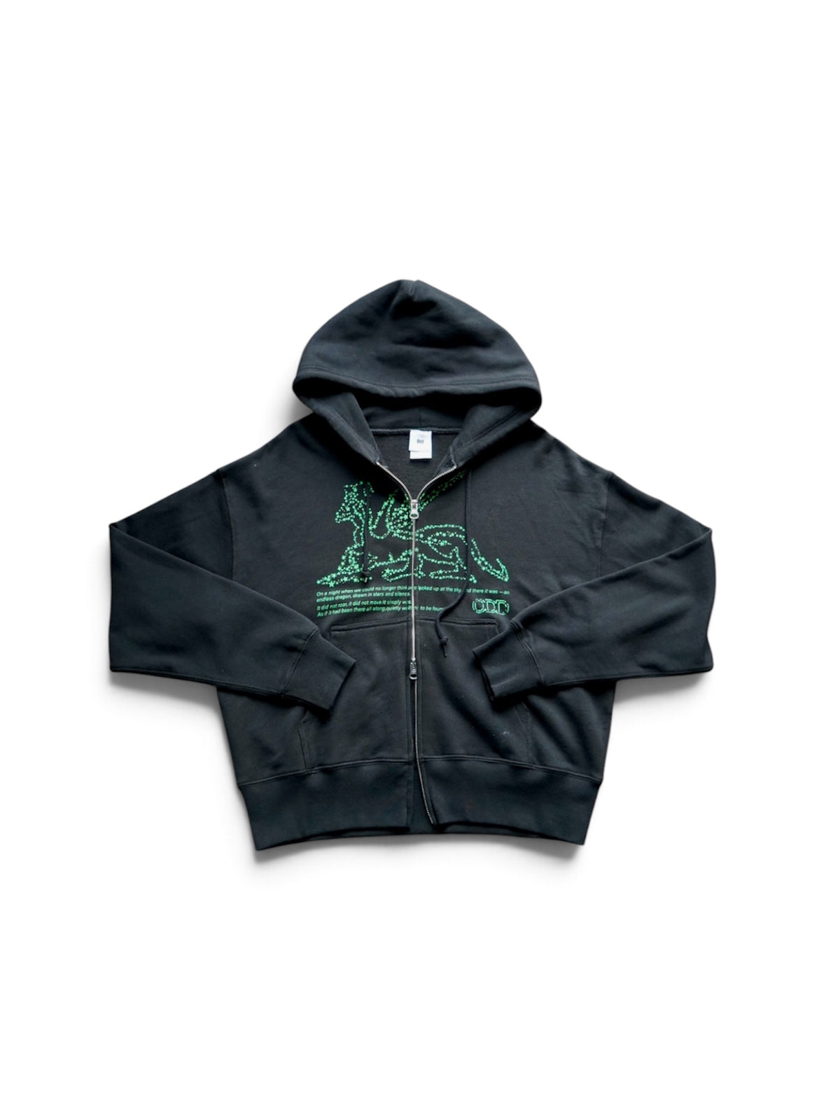 Double Zip Hoodie – Stardust Dragon (green)
