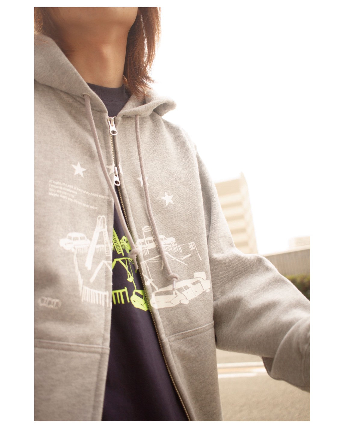 Double Zip Hoodie – Midnight Playground