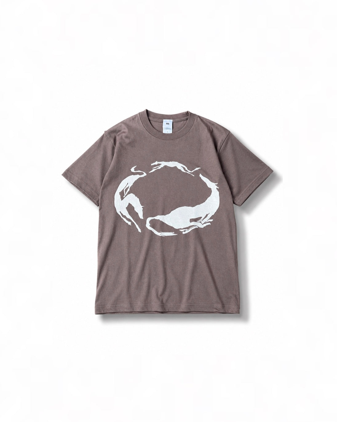 Circle Dogs Tee / charcoal