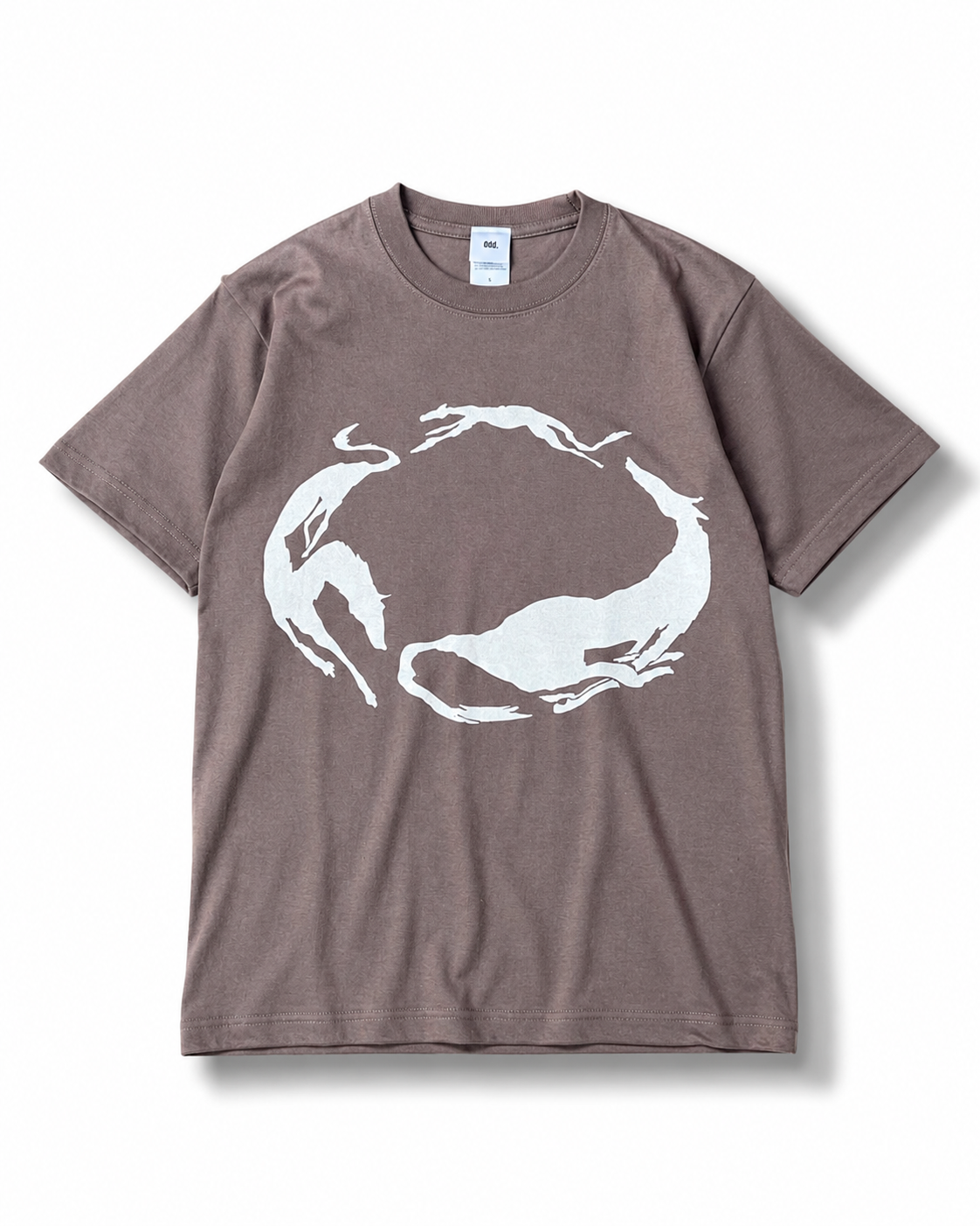 Circle Dogs Tee / charcoal
