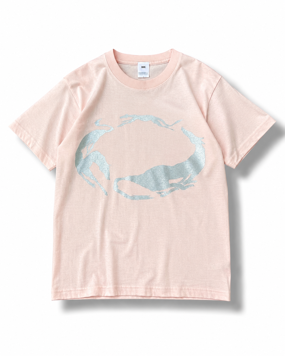Circle Dogs Tee / pink