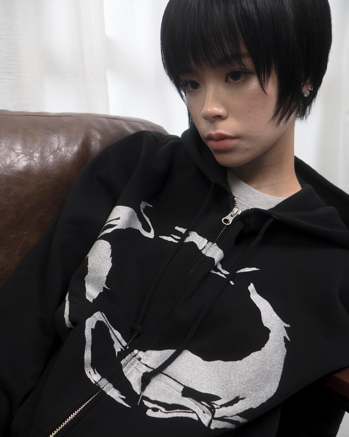 Double Zip Hoodie – Circle dog